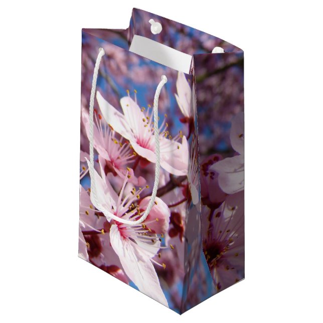 Sacs cadeaux personnalisés Fleurs de Fleur de Ceri (Devant Angle)