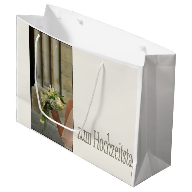 Sacs cadeaux pour les Mariages allemands (Devant Angle)