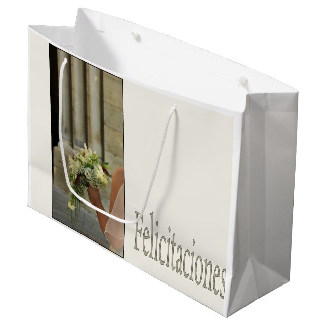 Sacs cadeaux pour Mariages espagnols (Devant Angle)
