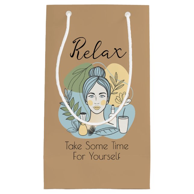 Sacs Cadeaux Thème Relax Spa (Devant)