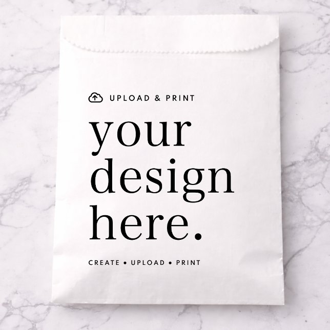 Sacs de bienvenue Votre création à télécharger (Versatile paper favor bags for business, weddings, special occasion events, gifting & more!)
