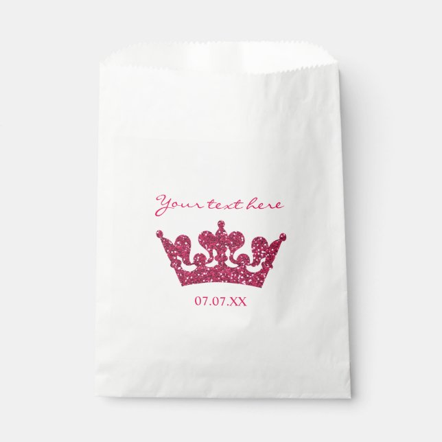 Sacs de cadeaux de fête d'anniversaire Couronne de (Devant)