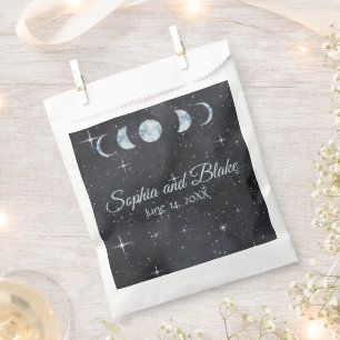 Sacs de cadeaux de mariage Phases lunaires de la N