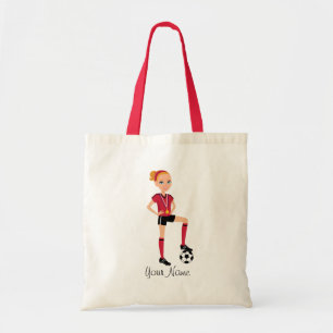 Sacs de coutume de footballeur de fille