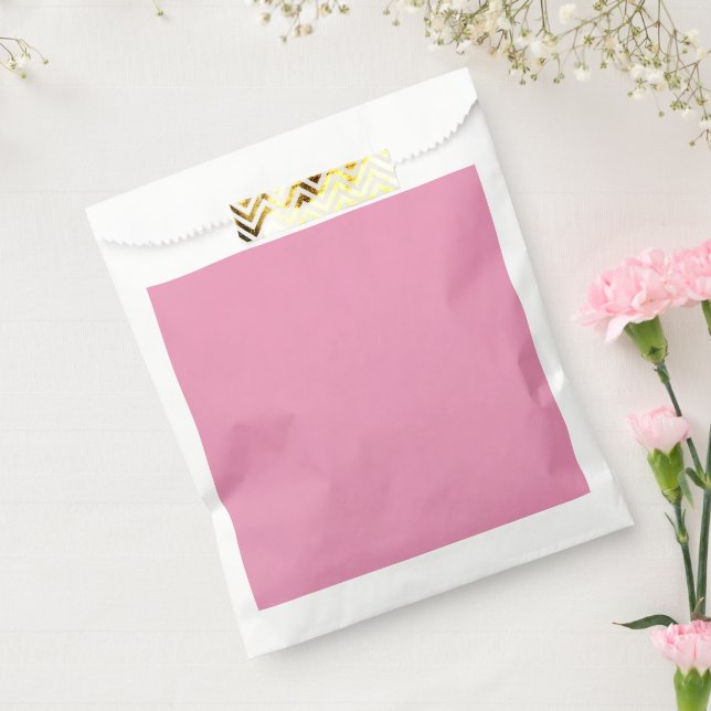 Sacs de Faveur Blancs | Panneau Rose | Paquet de F (Scellé)