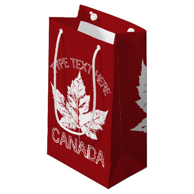 Sacs de faveur Canada cool Sacs Canada personnalis (Devant Angle)
