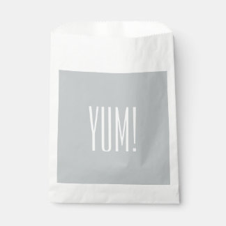 SACS DE FAVEUR CHIC_"YUM !" ARGENT
