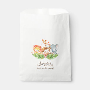 Sacs de faveur de baby shower de jungle de safari