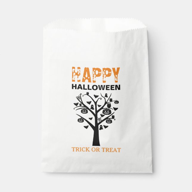 Sacs de faveur de la forêt ensorcelée Halloween (Devant)