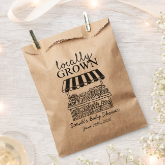 Sacs de faveur en papier kraft pour Baby Shower 'C