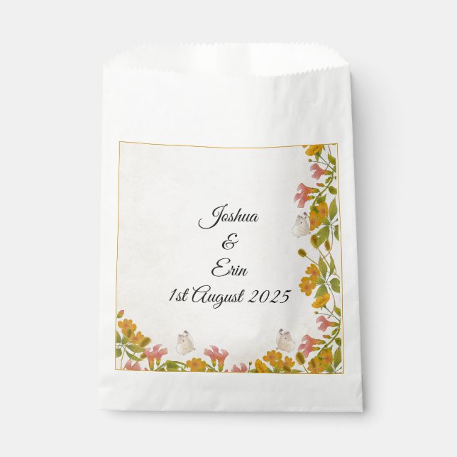 Sacs de faveur jaune Victorain Meadow (Devant)