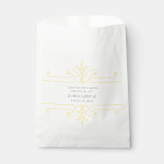 Sacs de Faveur Ornementale Jaune v2