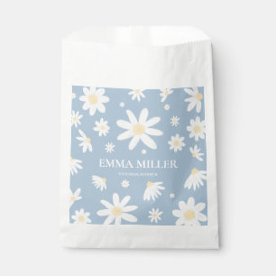 Sacs de Faveurs de Fleur de Daisy Bleue