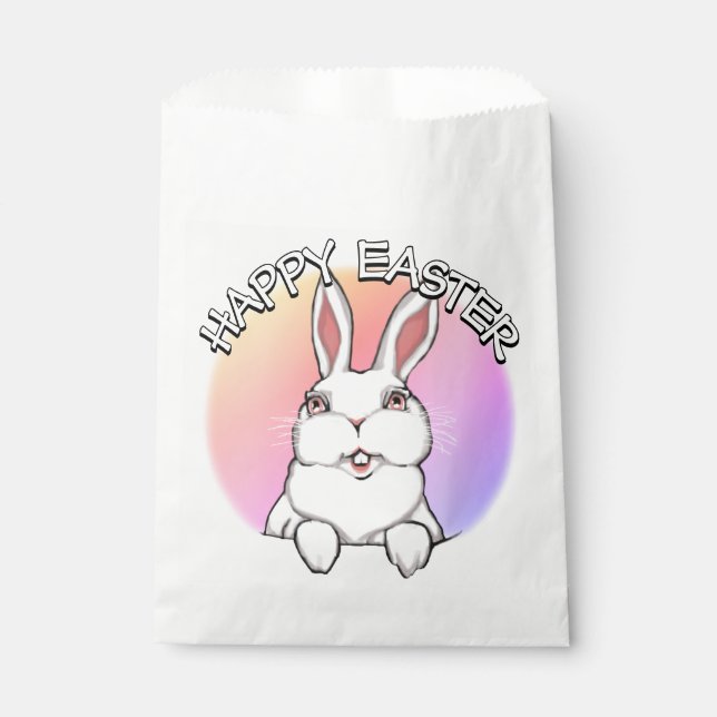 Sacs de faveurs de lapin de Pâques Sacs de Pâques  (Devant)