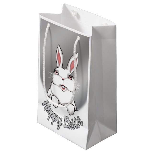 Sacs de faveurs de lapin de Pâques Sacs de Pâques  (Devant Angle)