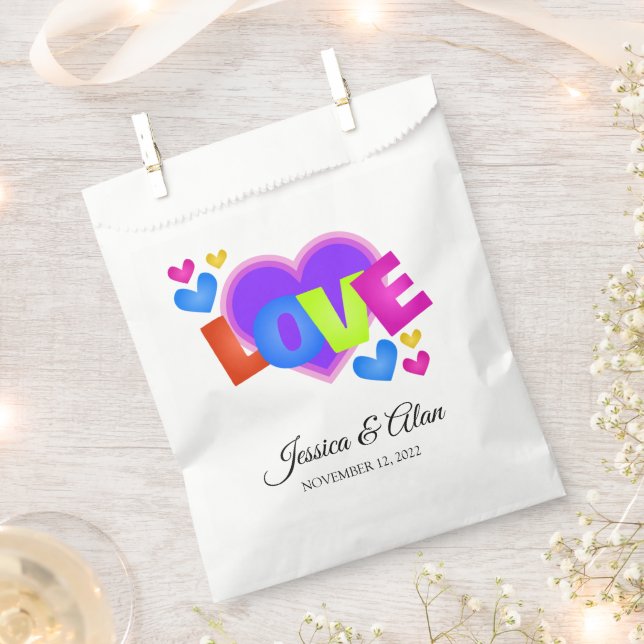 Sacs de faveurs de mariage (Coupé)