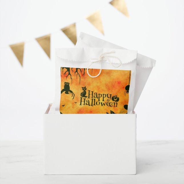 Sacs de Faveurs en Papier pour Fête d'Halloween He (Fête)