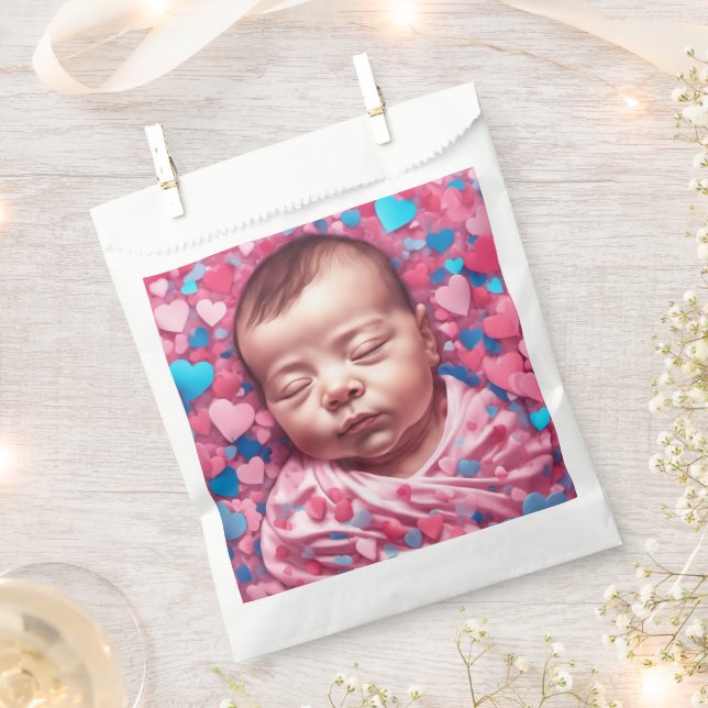 Sacs de Faveurs pour Baby Shower (Coupé)