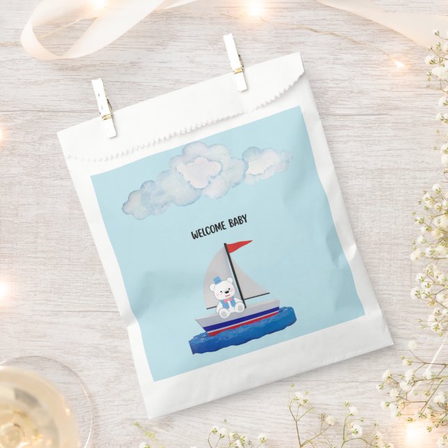 Sacs de Faveurs pour Baby Shower (Coupé)