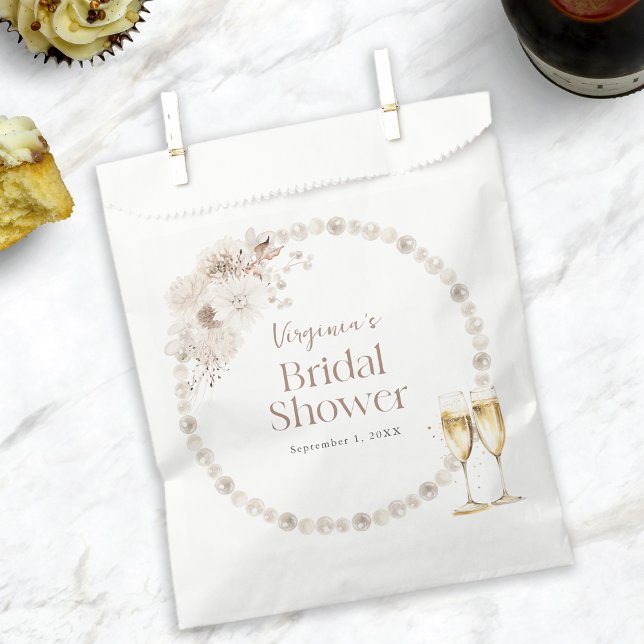Sacs de Faveurs pour la Baby Shower de Pearl (Pearl Bridal Shower Favor Bags
)