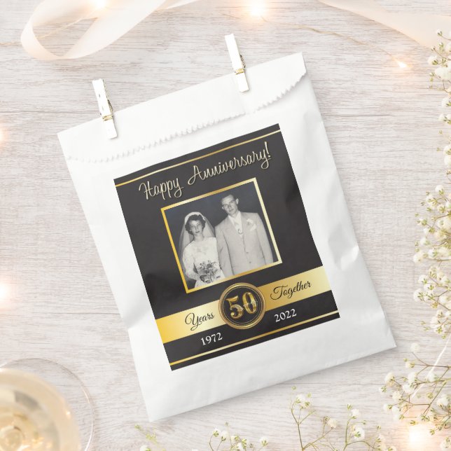 Sacs de Faveurs pour le 50e Anniversaire (Coupé)