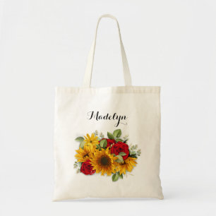 Sacs de femme de chambre de tournesol et Rose