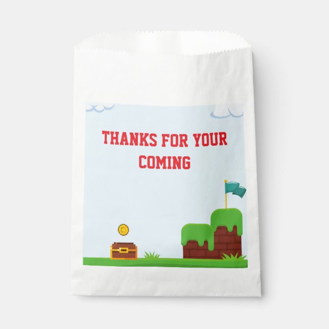 Sacs de Fêtes Anniversaire de Jeu Vidéo pour Enfan (Devant)