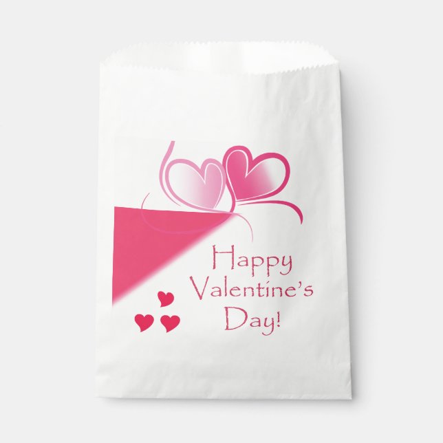 Sacs de Fêtes de la Saint-Valentin Rose Foncé (Devant)