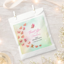 Sacs de Fêtes pour Bébé Fille Papillon Pastel