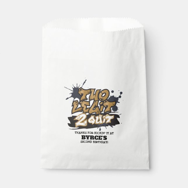 Sacs de Fêtes 'Two Legit 2 Quit' (Devant)