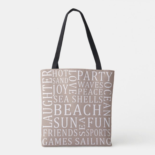 Sacs de maison de plage couleur personnalisée (Dos)