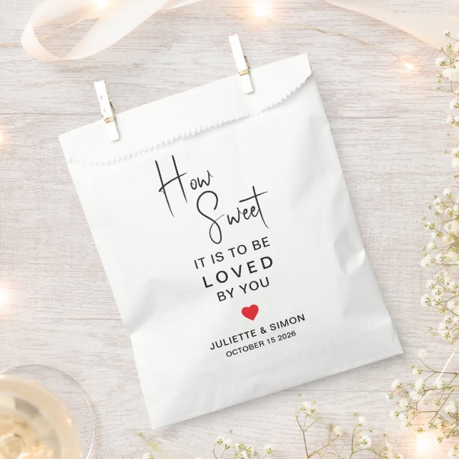Sacs de mariage personnalisés pour les faveurs de  (Coupé)
