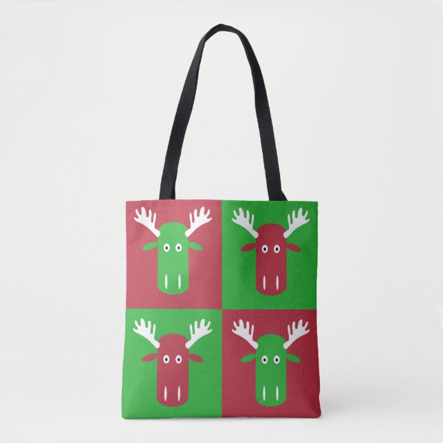 Sacs de Moose Head Pop Art (Devant)