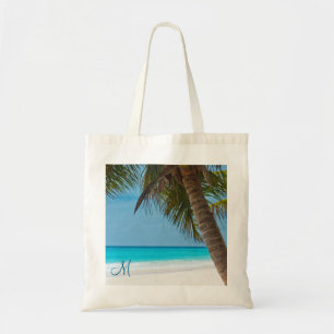 Sacs de plage Monogrammé Personnalisés Palm Trees