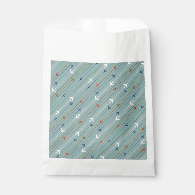 Sacs de préférence Motif d'avion rétro (Devant)
