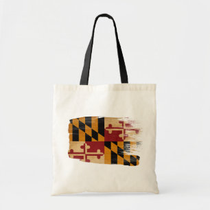Sacs de toile de drapeau du Maryland