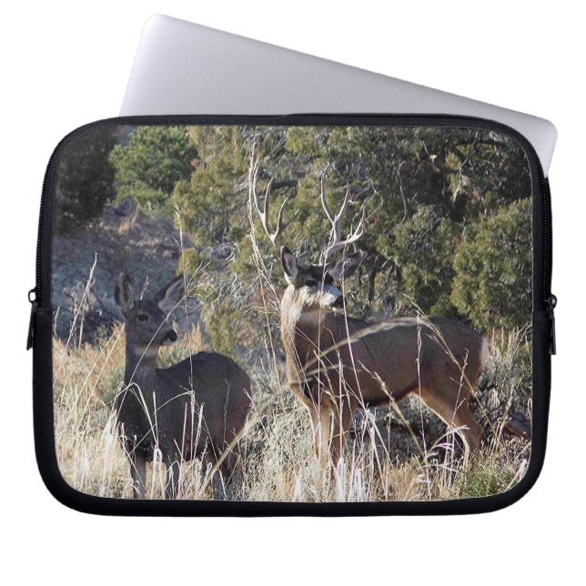 SACS D'ORDINATEUR PORTABLE D'AMANT DE CERFS (Devant)