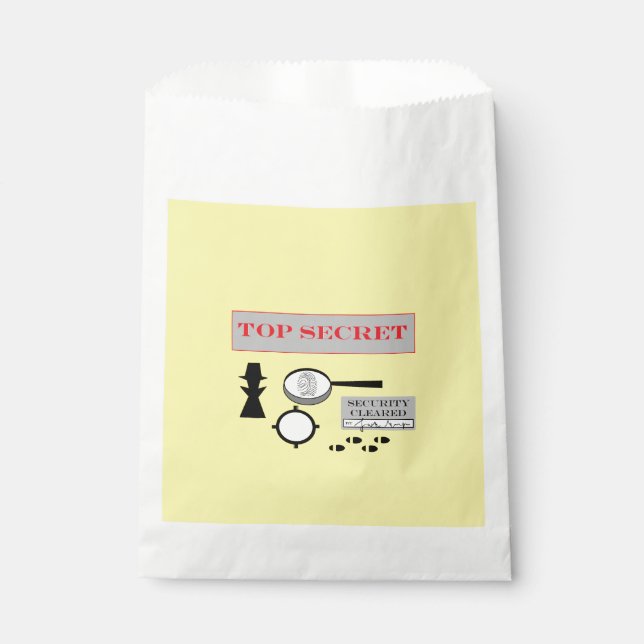 Sacs du parti "agent secret/espion" pour les faveu (Devant)