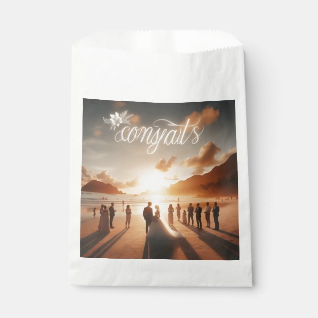 Sacs en papier pour félicitations (Devant)