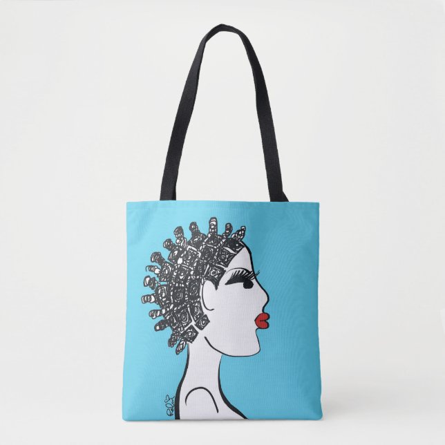 Sacs en toile Tiffany Knots (Devant)