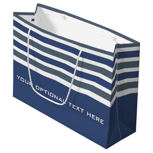 Sacs faits sur commande de cadeau de motif de (Devant Angle)