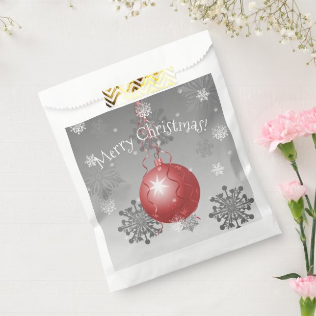 Sacs Fancy Rouge Noël Ornament Favoriser (Scellé)
