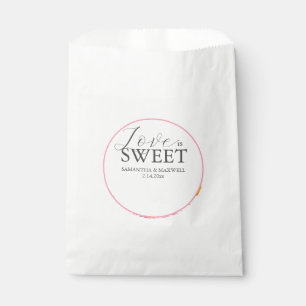 Sacs favoris mariage Aquarelle Fleurs