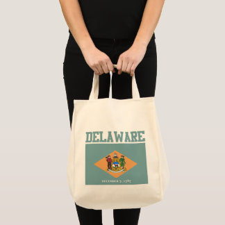 Sacs fourre-tout à drapeau d'état du Delaware