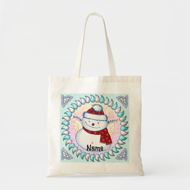 Sacs fourre-tout ange bonhomme de neige (Devant)