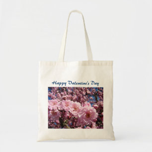 Sacs fourre-tout Bonne Saint-Valentin Fleurs roses