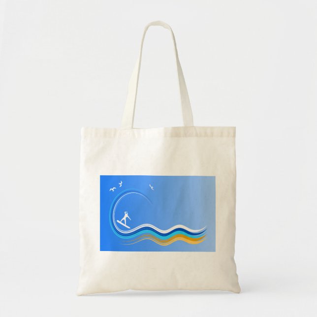 Sacs fourre-tout budgétaires du Surf de surf surf (Devant)