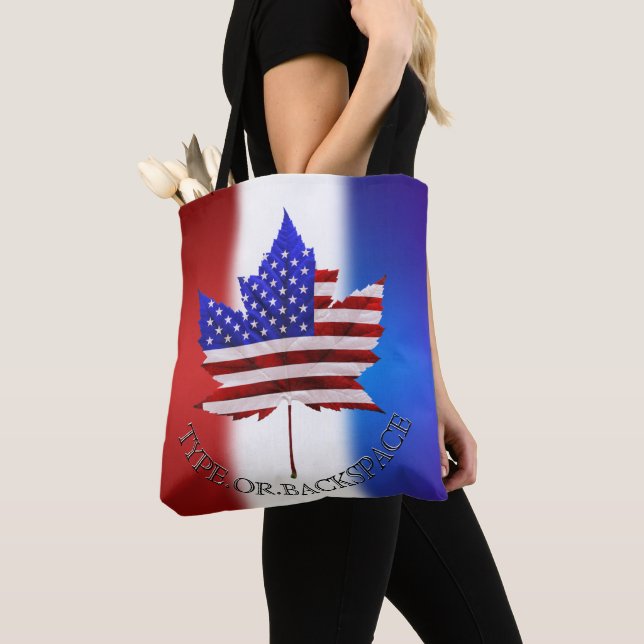 Sacs fourre-tout Canada États-Unis Sacs de souveni (De près)
