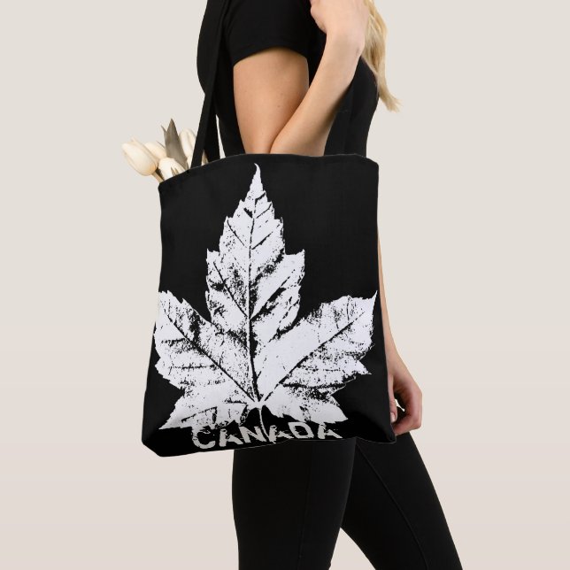 Sacs fourre-tout Canada - Sacs en feuille d'érable (De près)