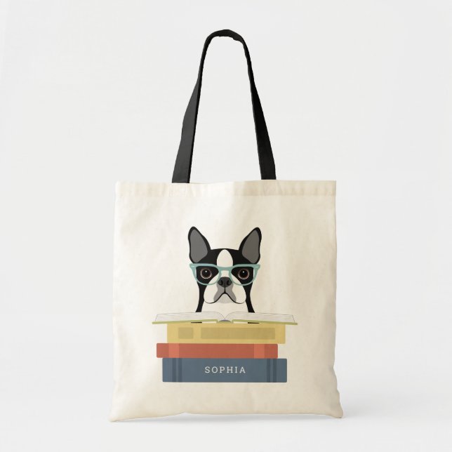 Sacs fourre-tout Chien Boston Terrier (Devant)